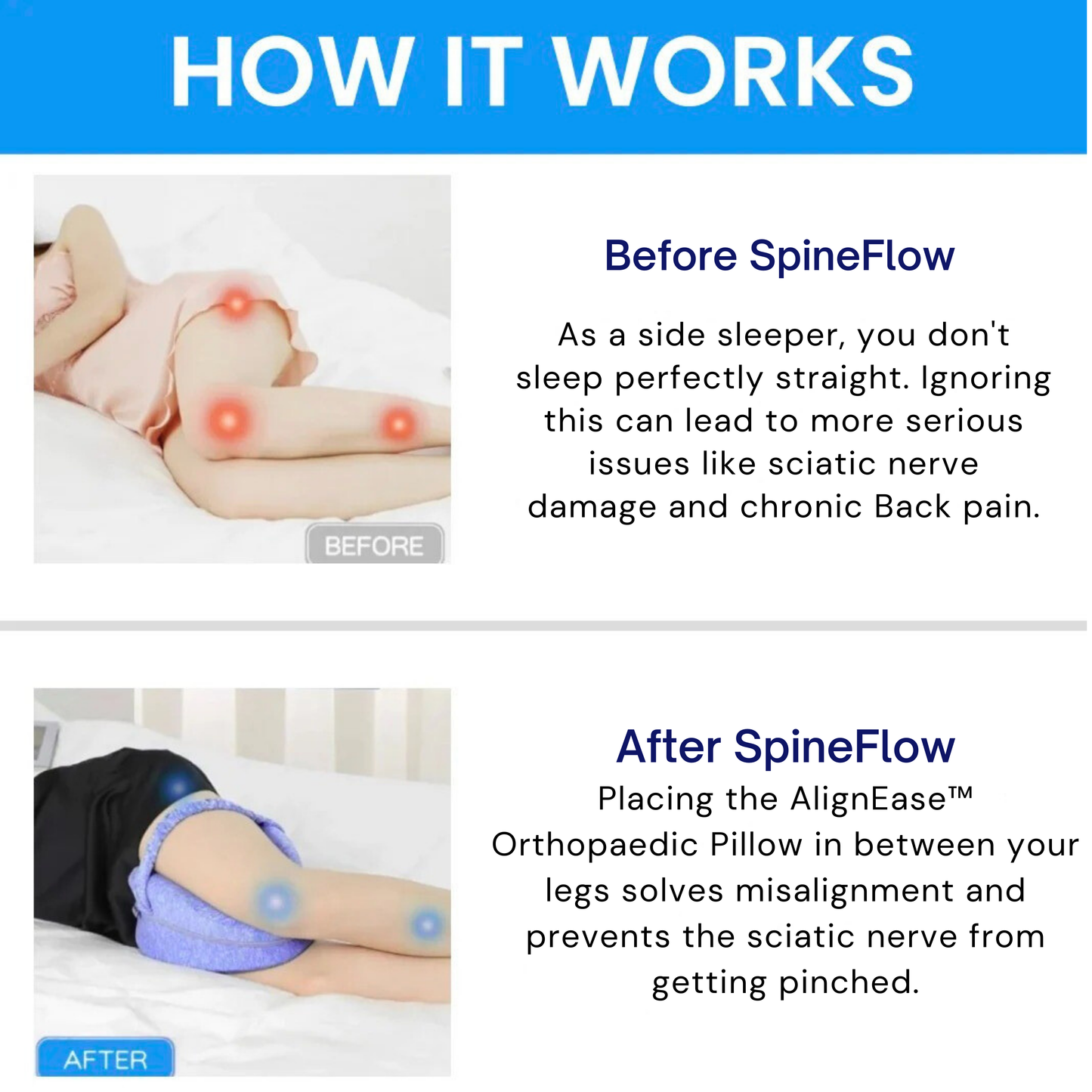 AlignEase™ - Orthopedic Pillow